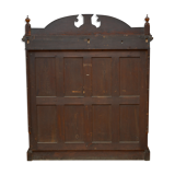 Victorian Solid Oak Open Bookcase
