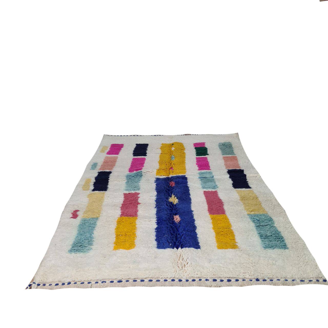 Tapis berbère Mrirt en laine fait main 250 X 150 CM