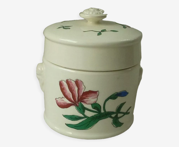 Pot a rillette terrine a foie gras en faience sarreguemines france riquewihr n°2