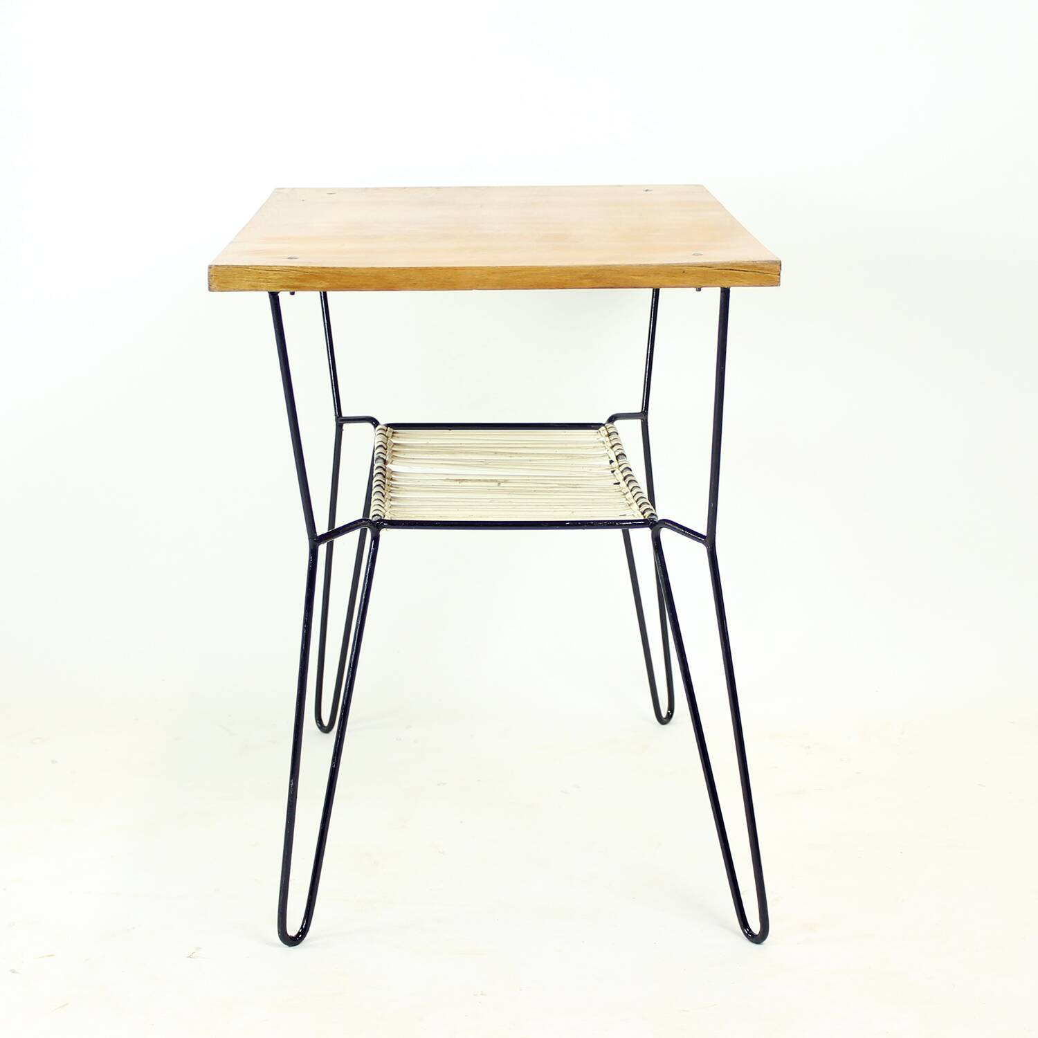 Coffee Table With Metal Base, Czechoslovakia 1960s