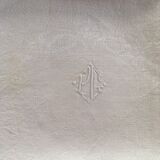 6 old damask linen napkins.