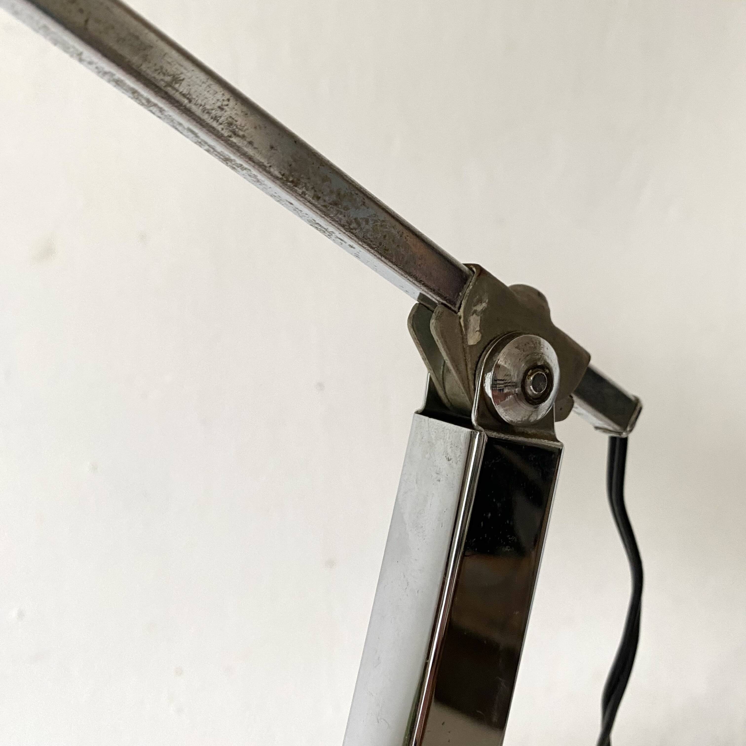 FARE Art Deco lamp in marble and chrome – 1930s