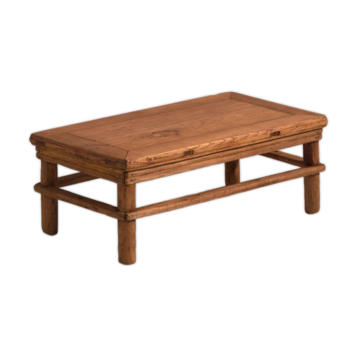 Table basse ancienne en bois de pin – Chine, vers 1890