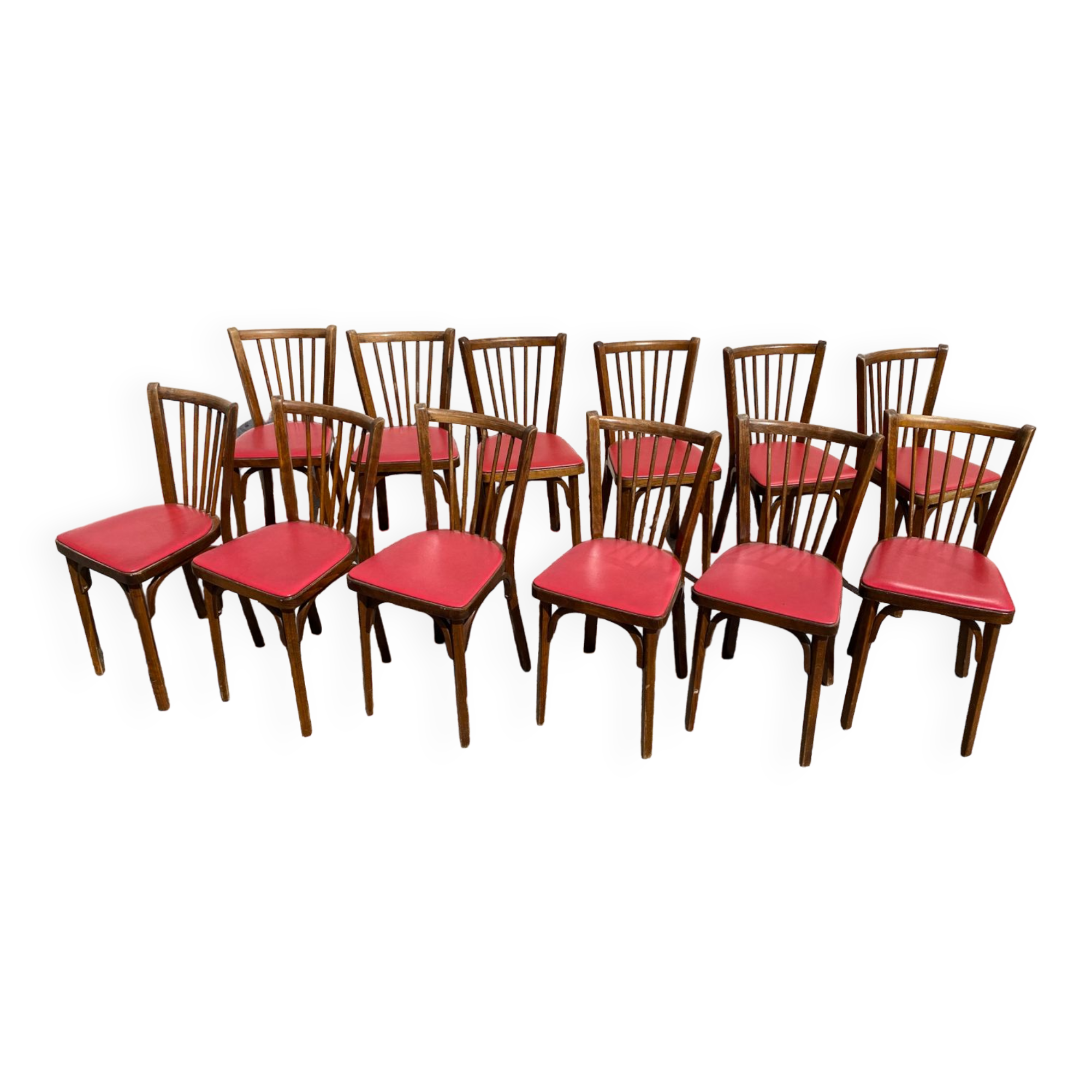 Set of 12 chairs baumann 153