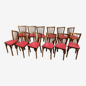 Set of 12 chairs baumann 153