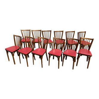 Set de 12 chaises baumann 153