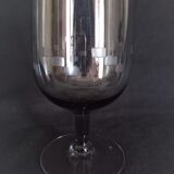Set of 6 colored Art Deco style glasses, large size, 1960s