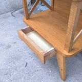 1960s compass foot bedside table