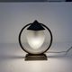 Sculptural Art Deco Table Lamp With Frosted Glass Shade, 1930s