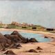 Tableau HSP "Marine" Breton (?) artwork by Alan Hardy 19th century