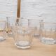 Lot 5 antique jam jars