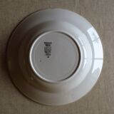 5 deep plates Golden Frise Digoin and Sarreguemine