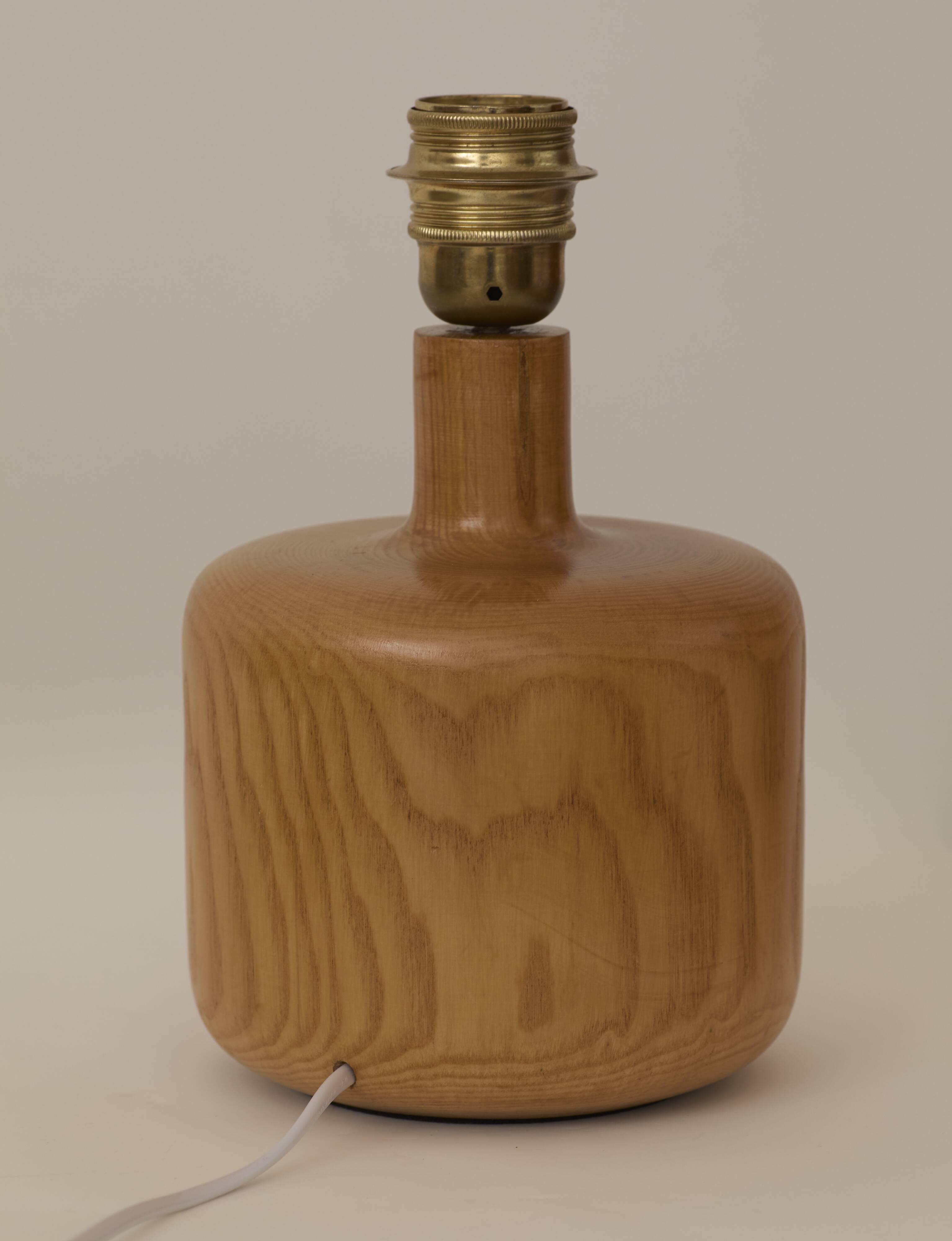 Solid wood lamp #01 by Charlotte Perriand for Les Arcs vintage Circa