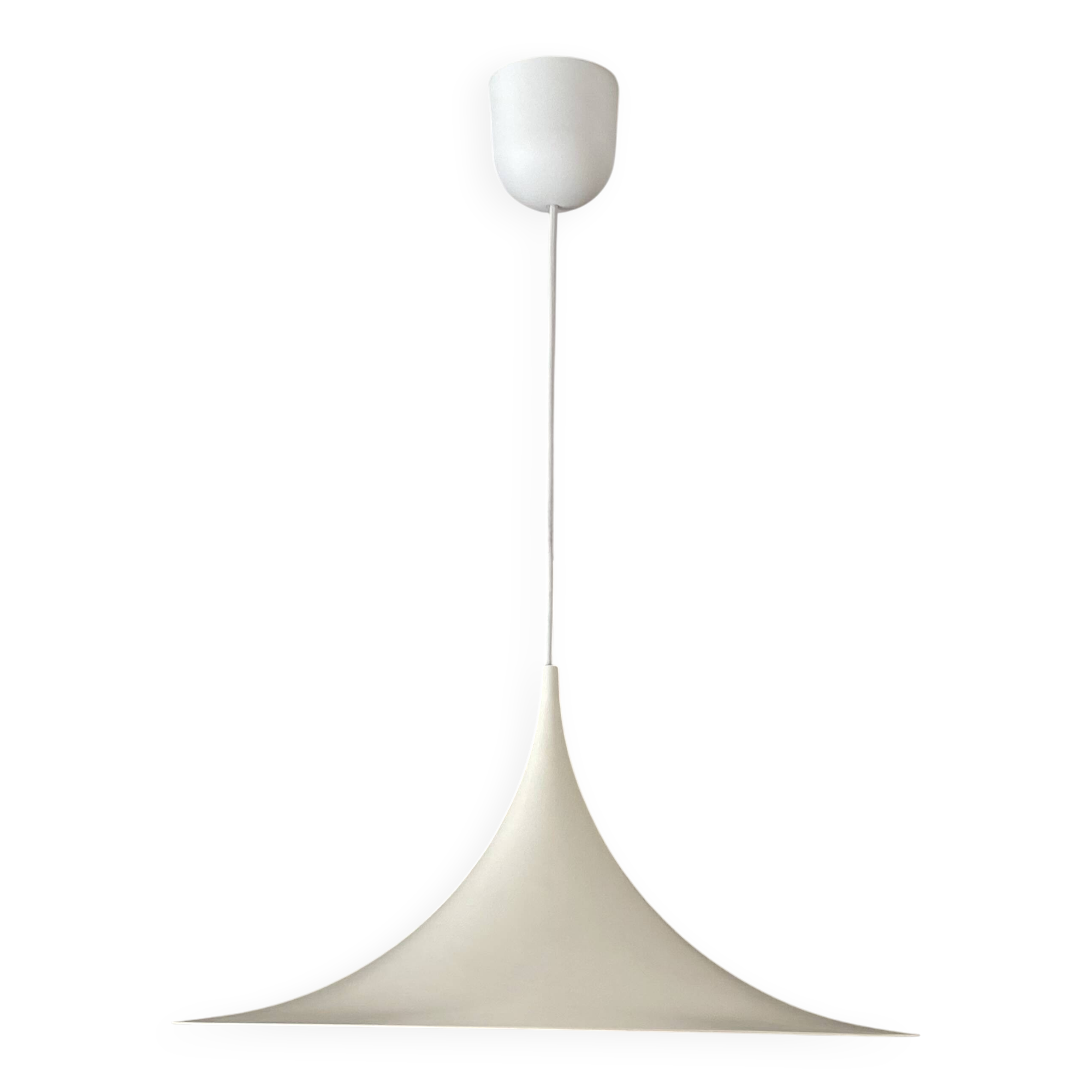Semi pendant light by Claus Bonderup & Torsten Thorup. 1970.