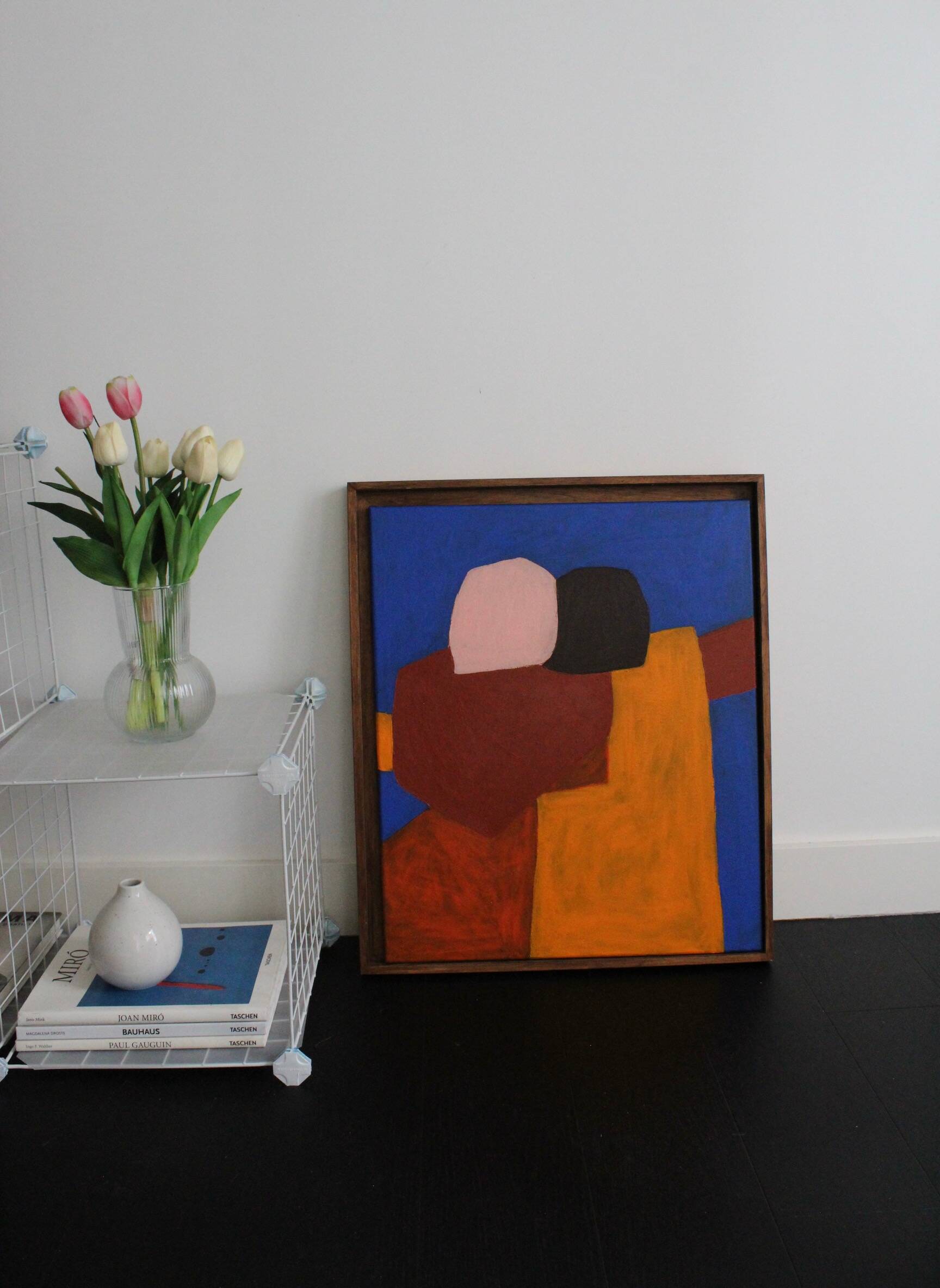 come closer contemporary painting signed