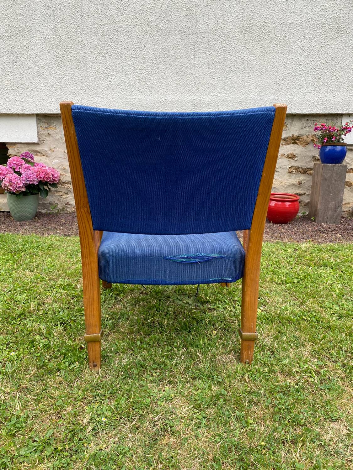 Pair of Bow Wood armchairs