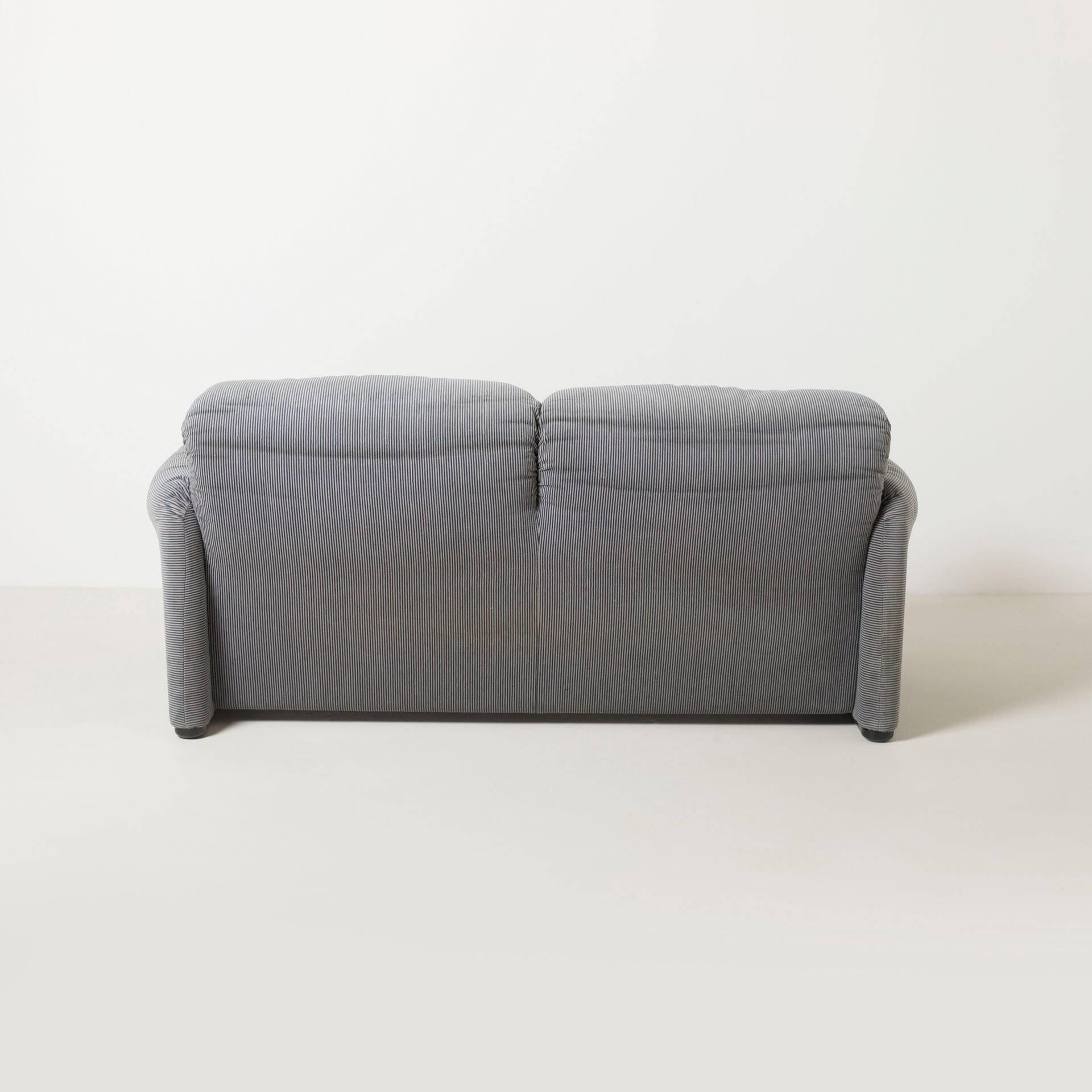 Vico Magistretti Maralunga 2 places / loveseat pour Cassina, Italie, années 1980, g