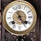 Old clock clock bronze Napoleon III signed Dostal XIXth