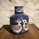 Crazy Birds model vase by Nils Thorsson, Royal Copenhagen