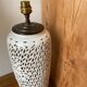 Pied de lampe en porcelaine