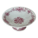 Magnificent antique compote fine porcelain with pink floral decoration.
