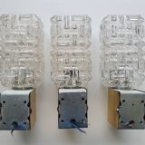 Three vintage Italian gold Targetti wall lights