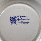 Earthenware plates Sarreguemines