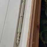 Pair of 19th-century cupboard doors and their frame (1st), woodwork