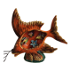 Lamp fish Vallauris