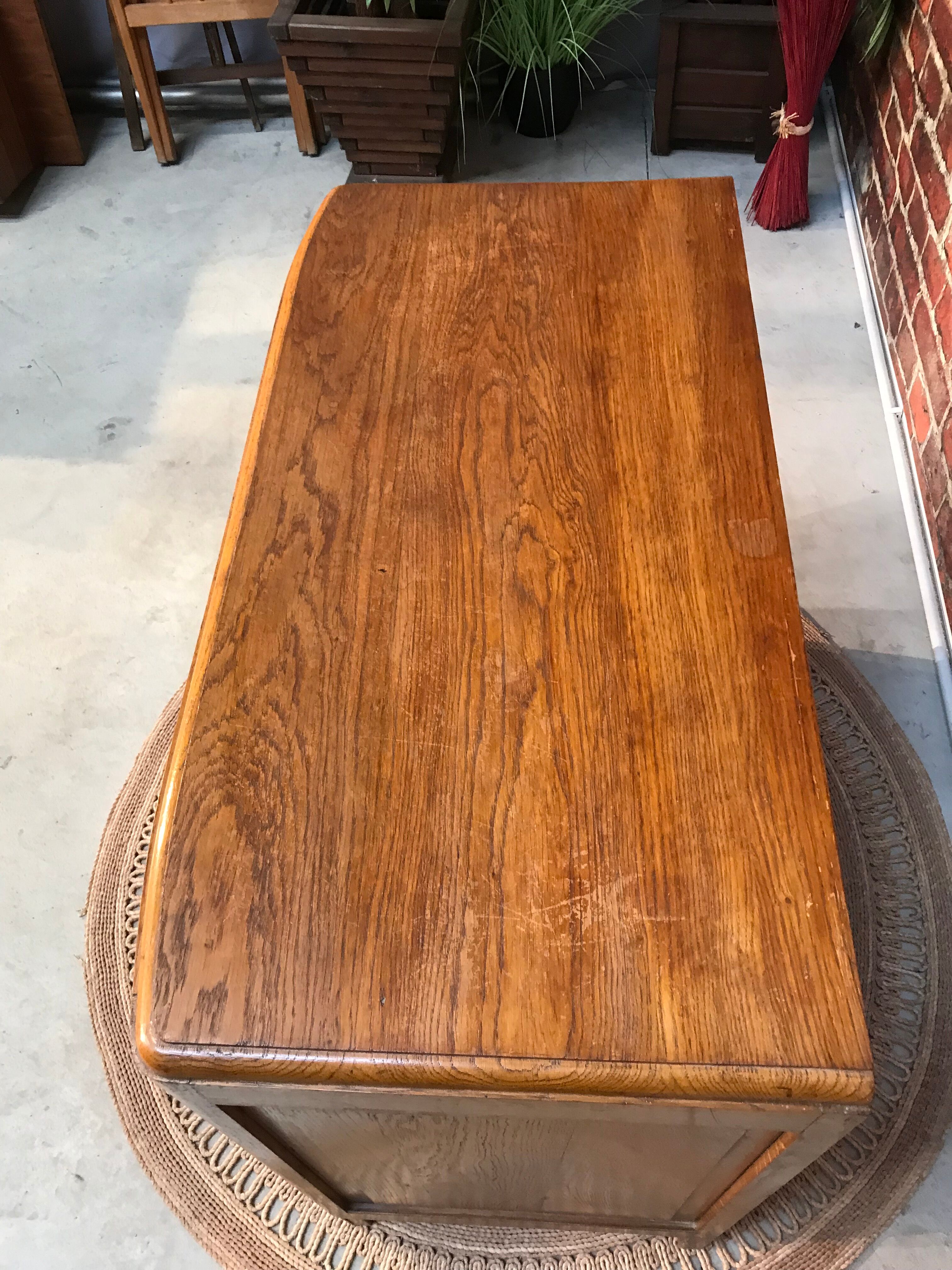 Commode 3 tiroir en bois style art nouveau