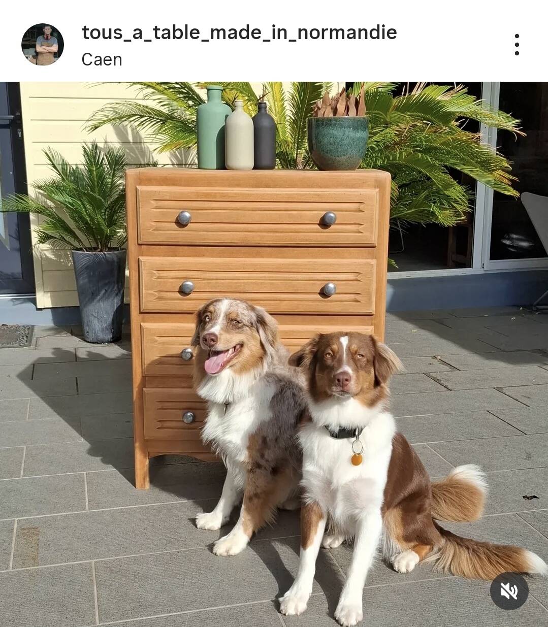 Commode vintage renovee