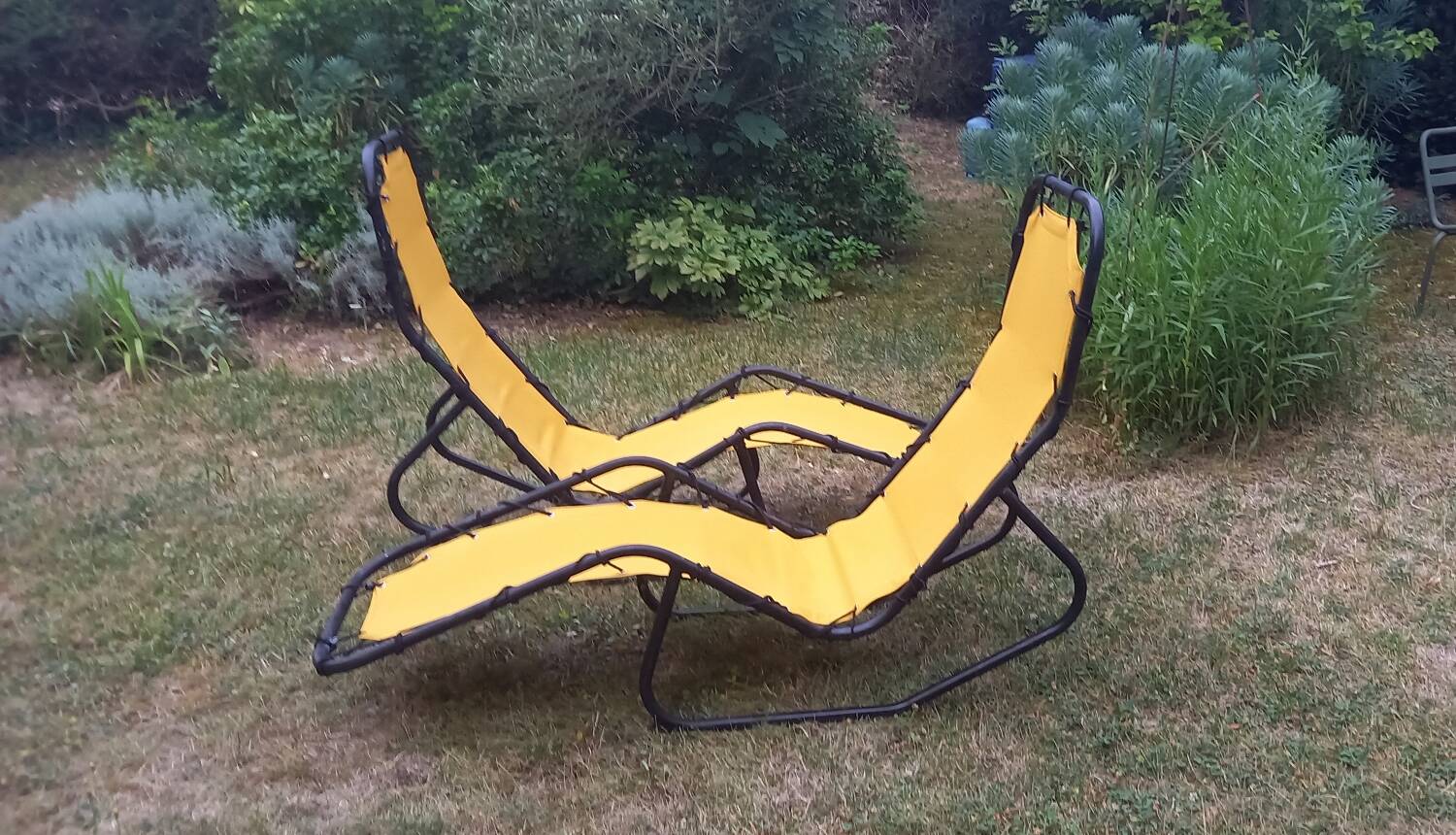 Set of 2 deck chairs