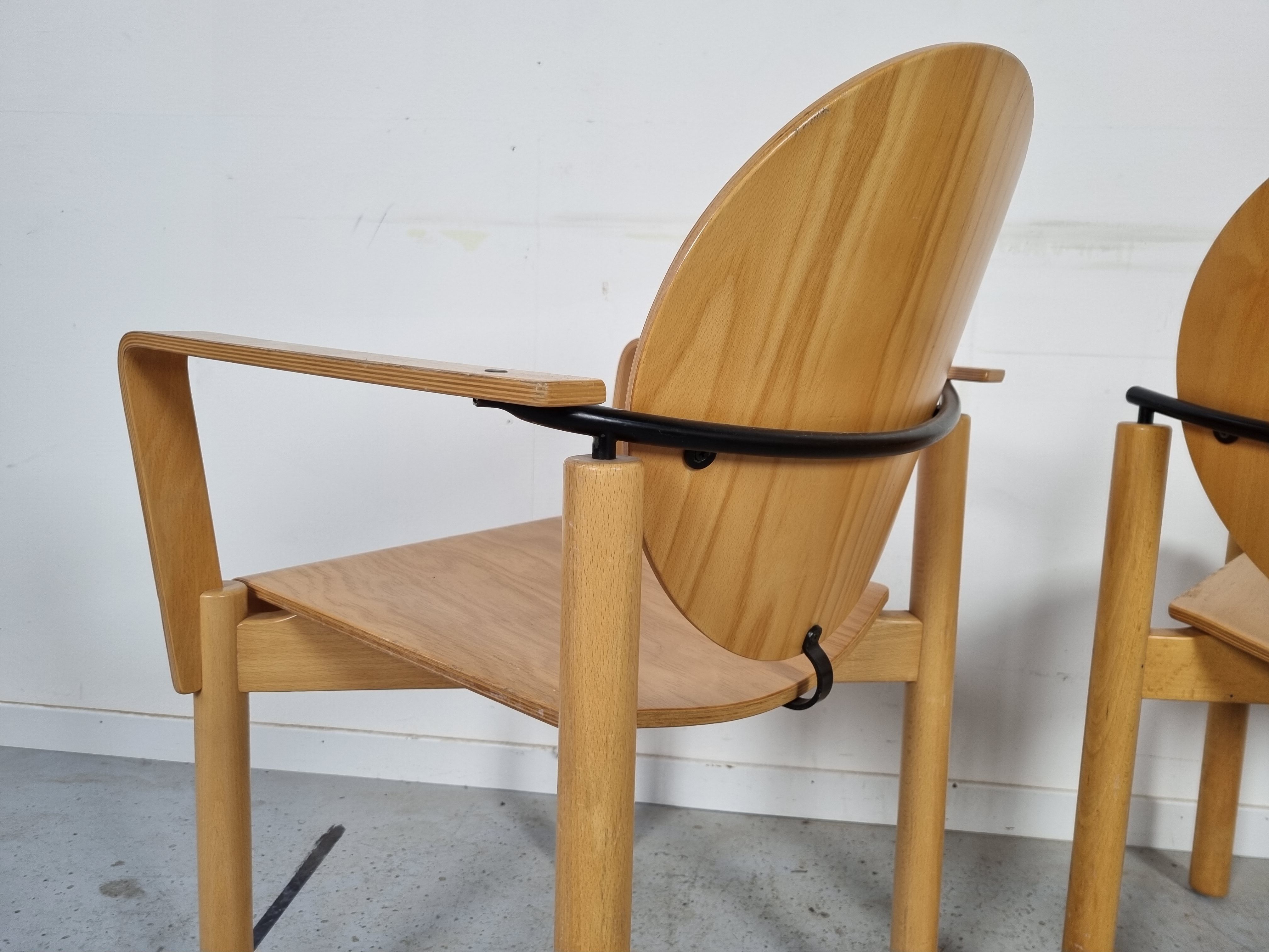 6 kusch&co chairs 80s