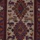 Vintage Turkish kilim handwoven 108x143 cm