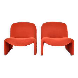 Set of 2 Alky Armchairs by Giancarlo Piretti for Anonima Castelli, 1970s