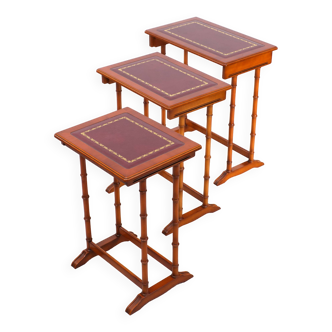 Tables Gigognes en Merisier de Heldense, Angleterre, 1978