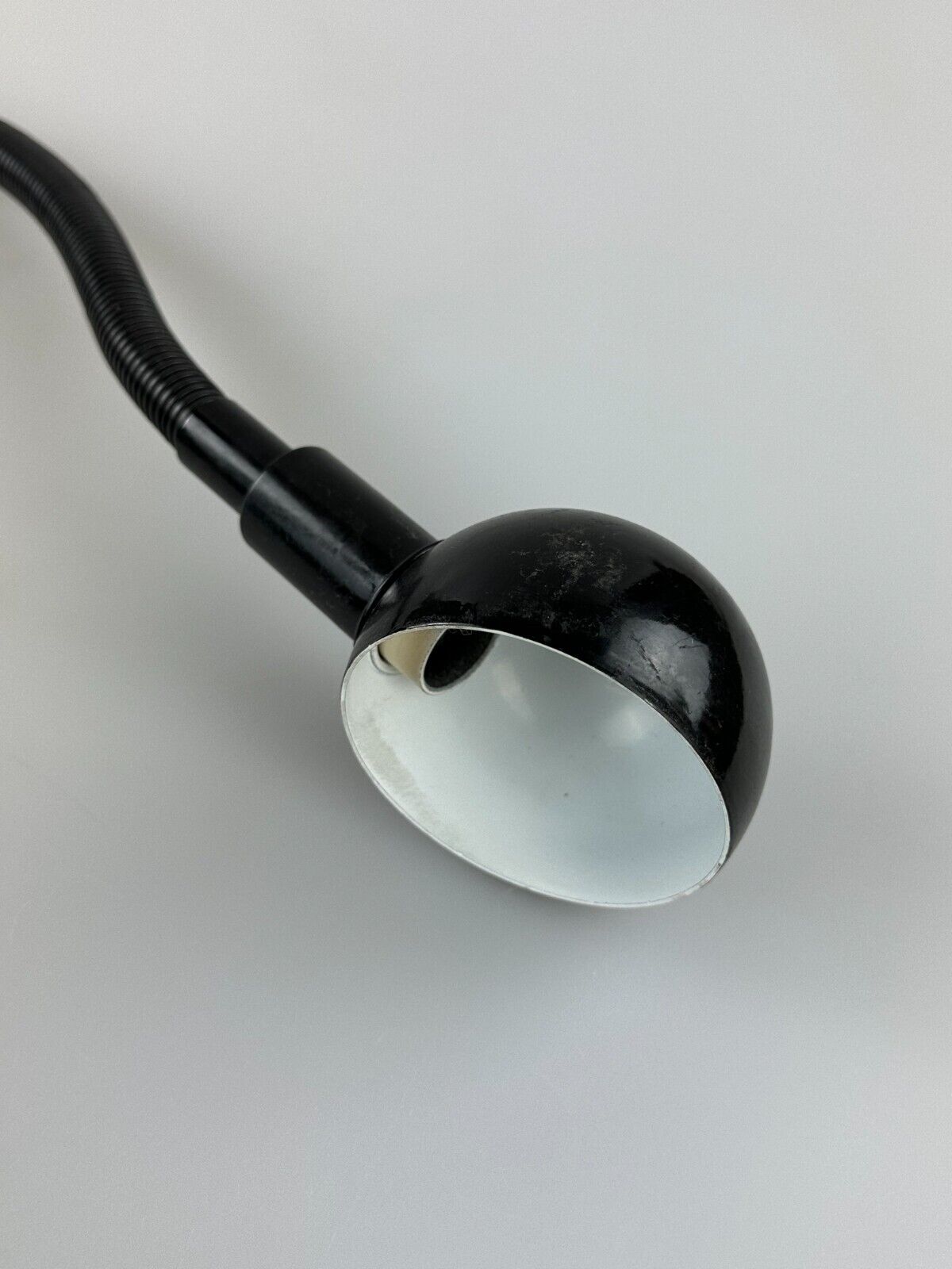 60s 70s table lamp clamp lamp gooseneck space age design metal