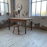 Table de ferme chêne 140 cm