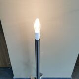 Vintage chrome metal tripod lamp base