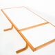 Vintage Scandinavian beech table with extension. Sweden, 1980s.