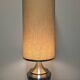 Space age XL living room lamp in brushed aluminium, France circa 1970.