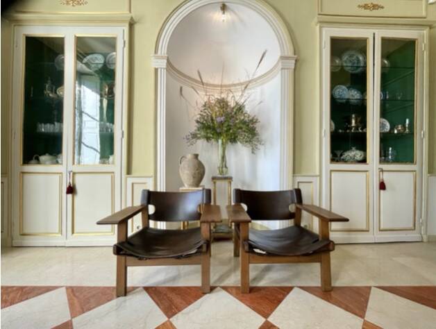 Pair of Spanish armchairs by Borge Mogensen