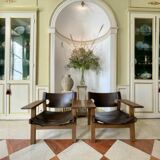 Pair of Spanish armchairs by Borge Mogensen