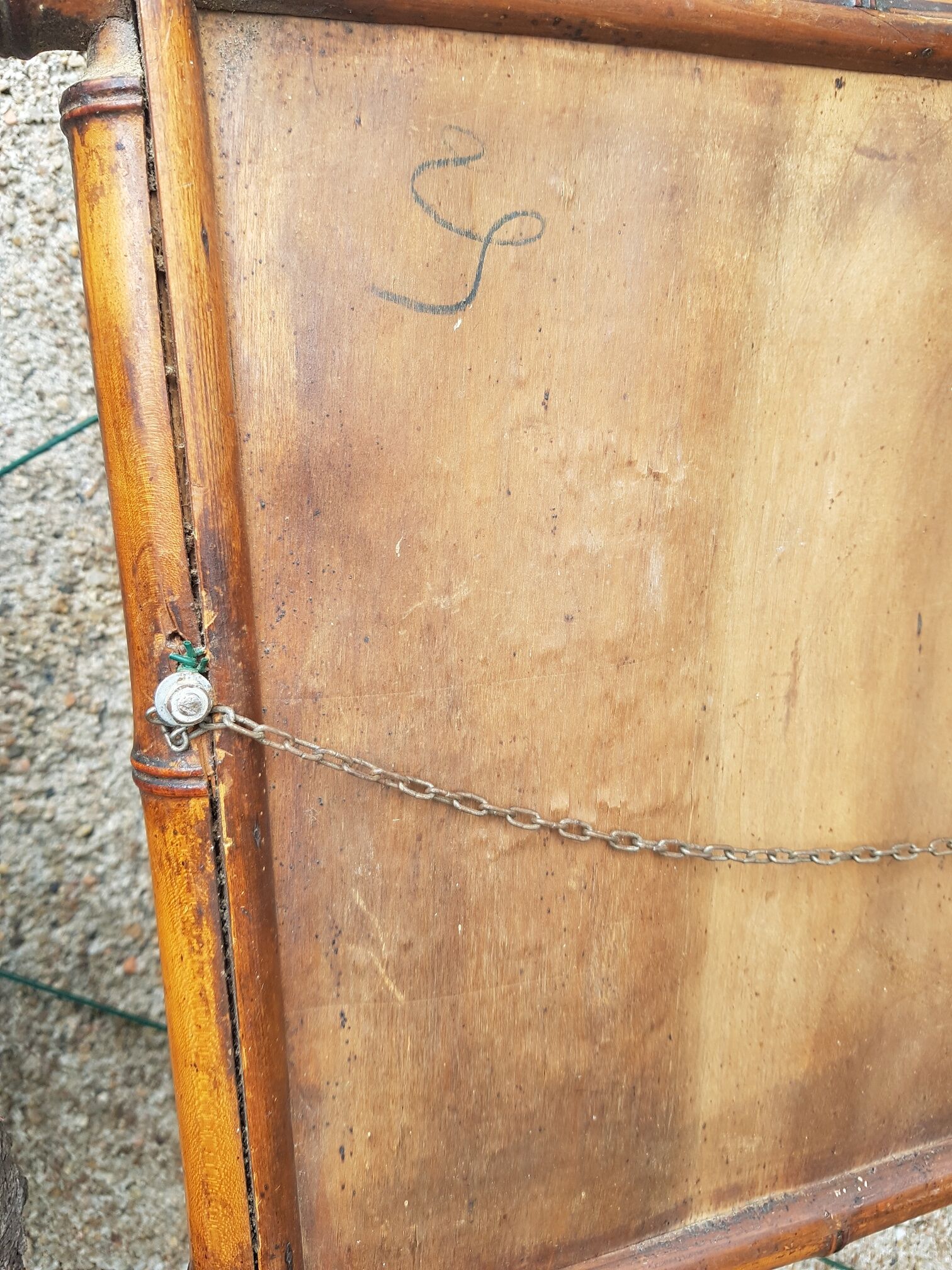 Mirror style bamboo period 1920 56x44cm