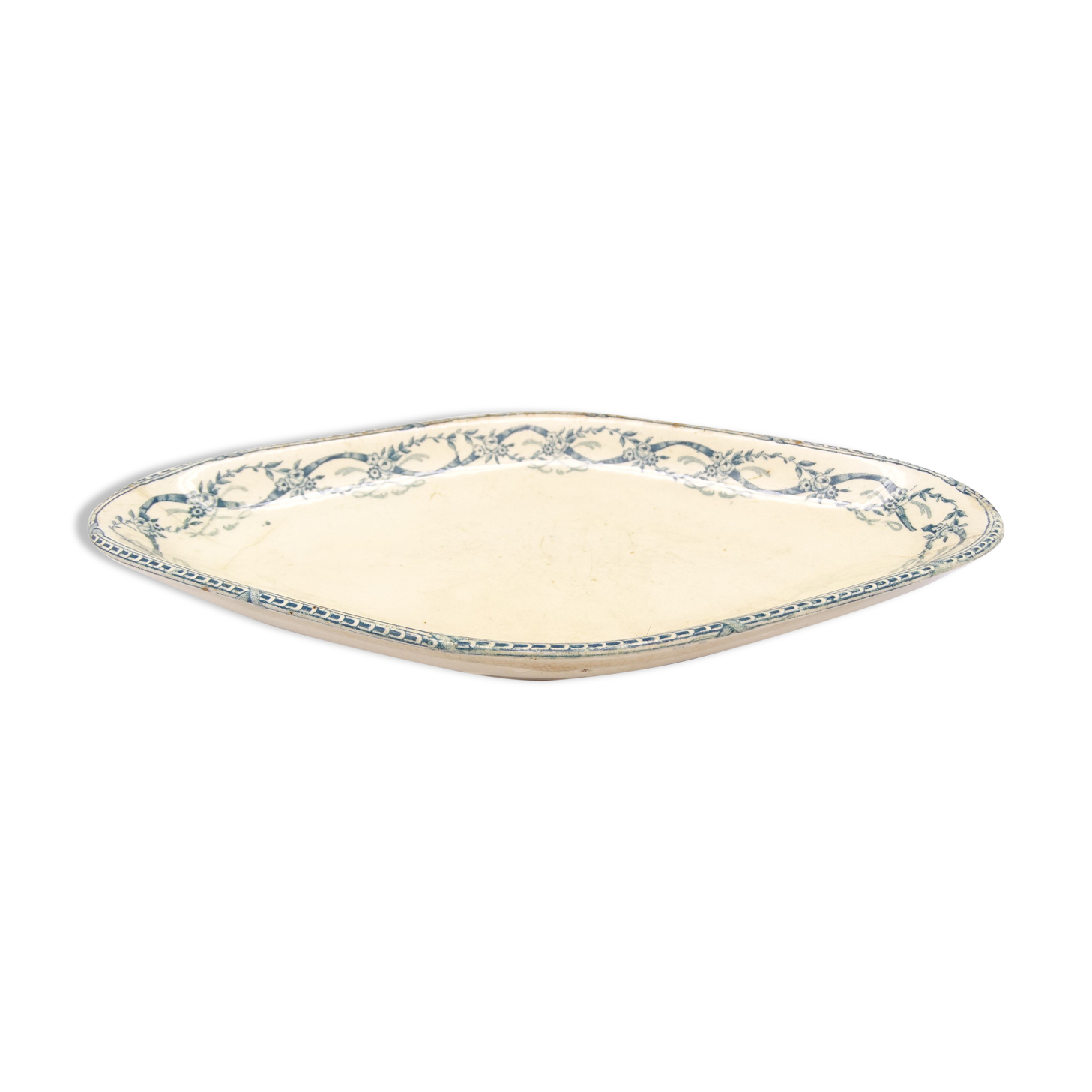 Large flat oval model Recamier