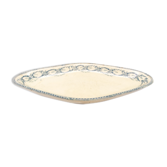 Plat oval modèle Recamier