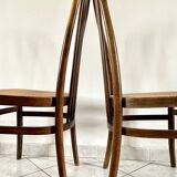 Pair of Baumann Eden caned chairs 1981