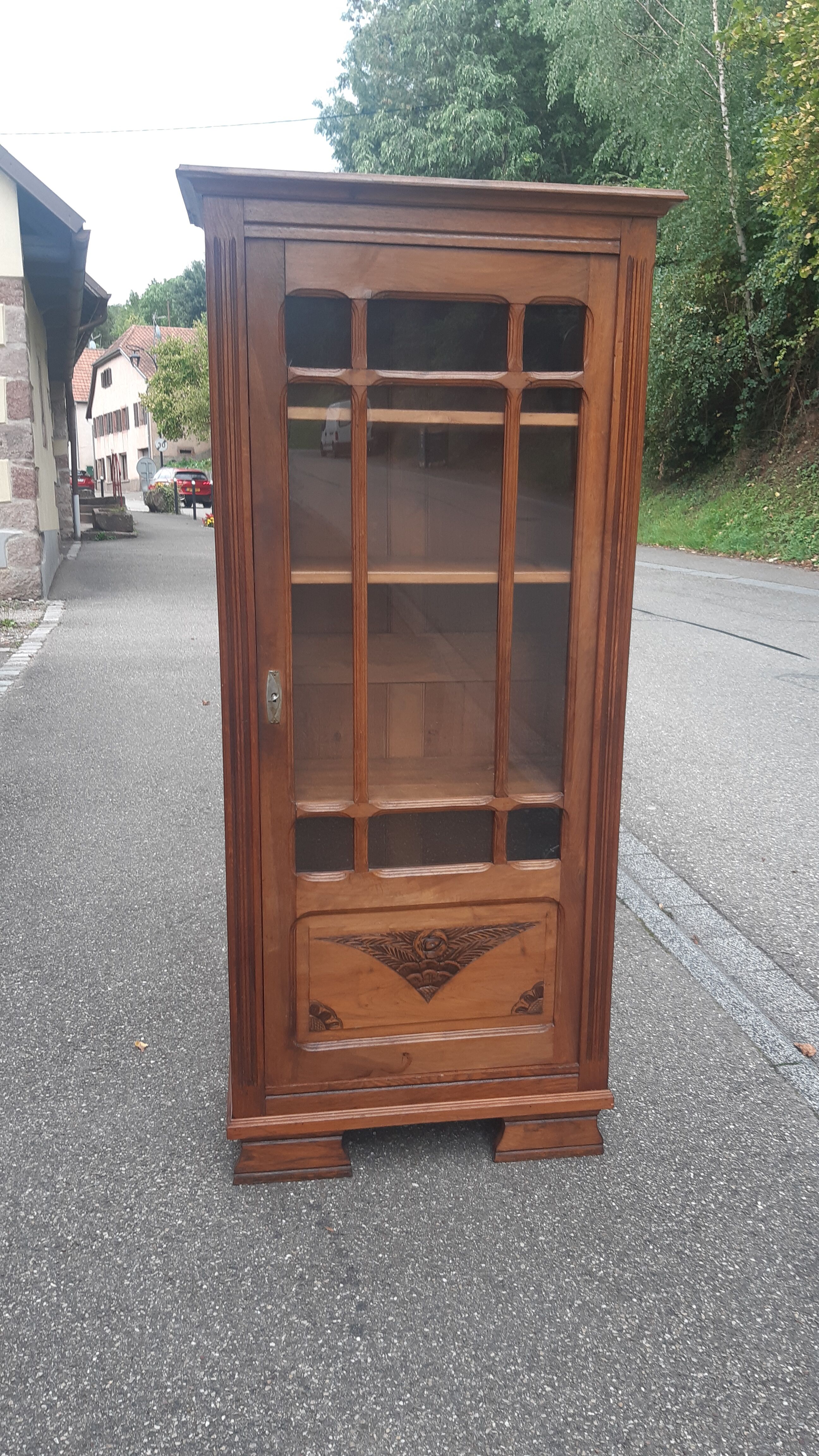 Art Deco glazed cabinet