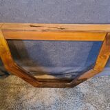 Walnut bed canopy