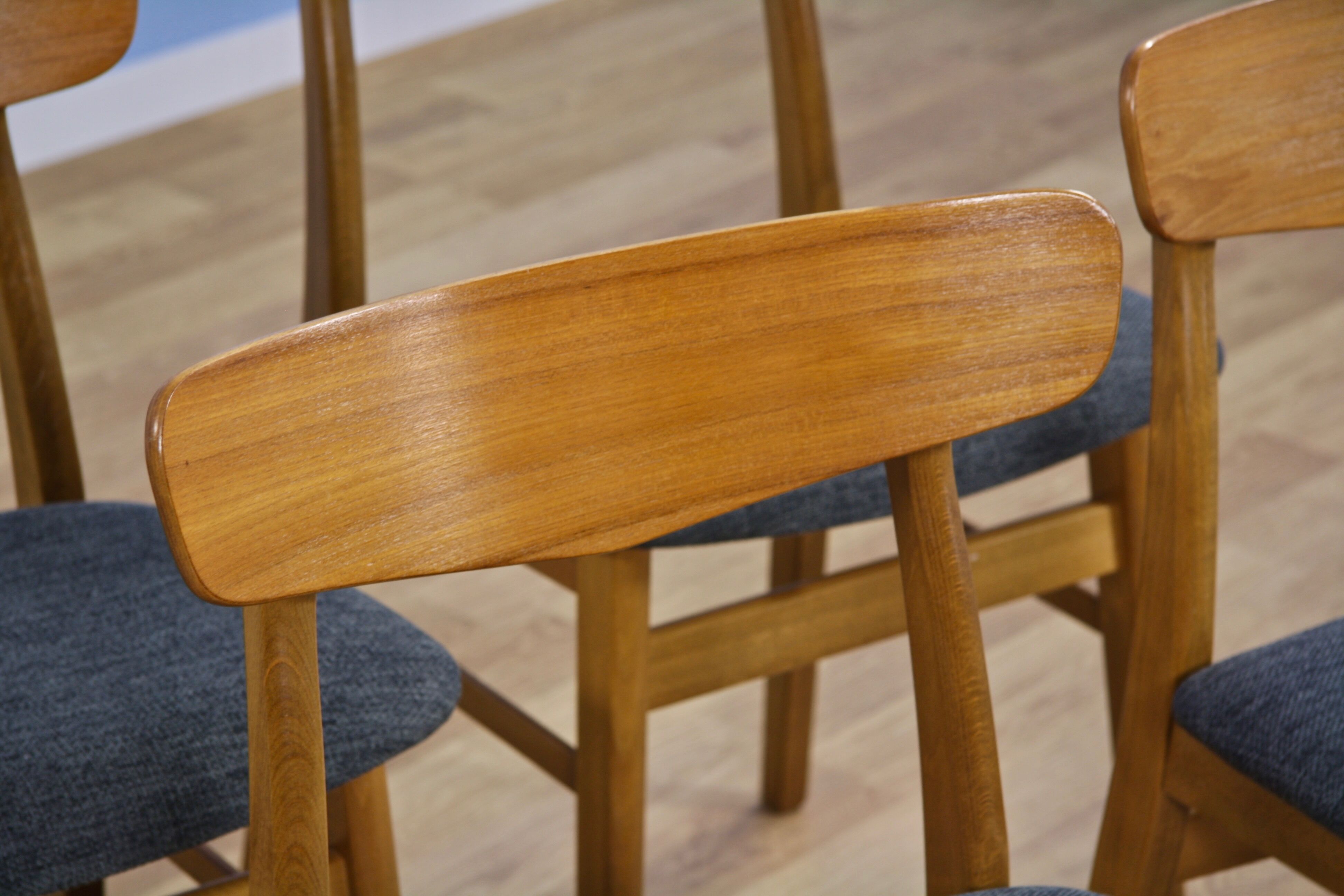 Set of 4 Danish dining chairs in teak by Farstrup Møbler, 1960s